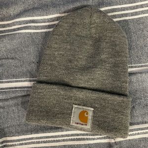 Carhartt Cuffed Beanie Watch Hat grey great condition